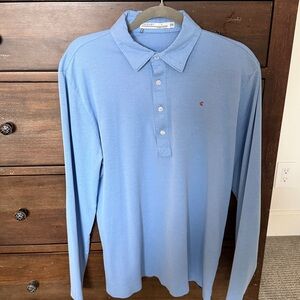 Criquet Men's Light Blue Polo Shirt-Size L